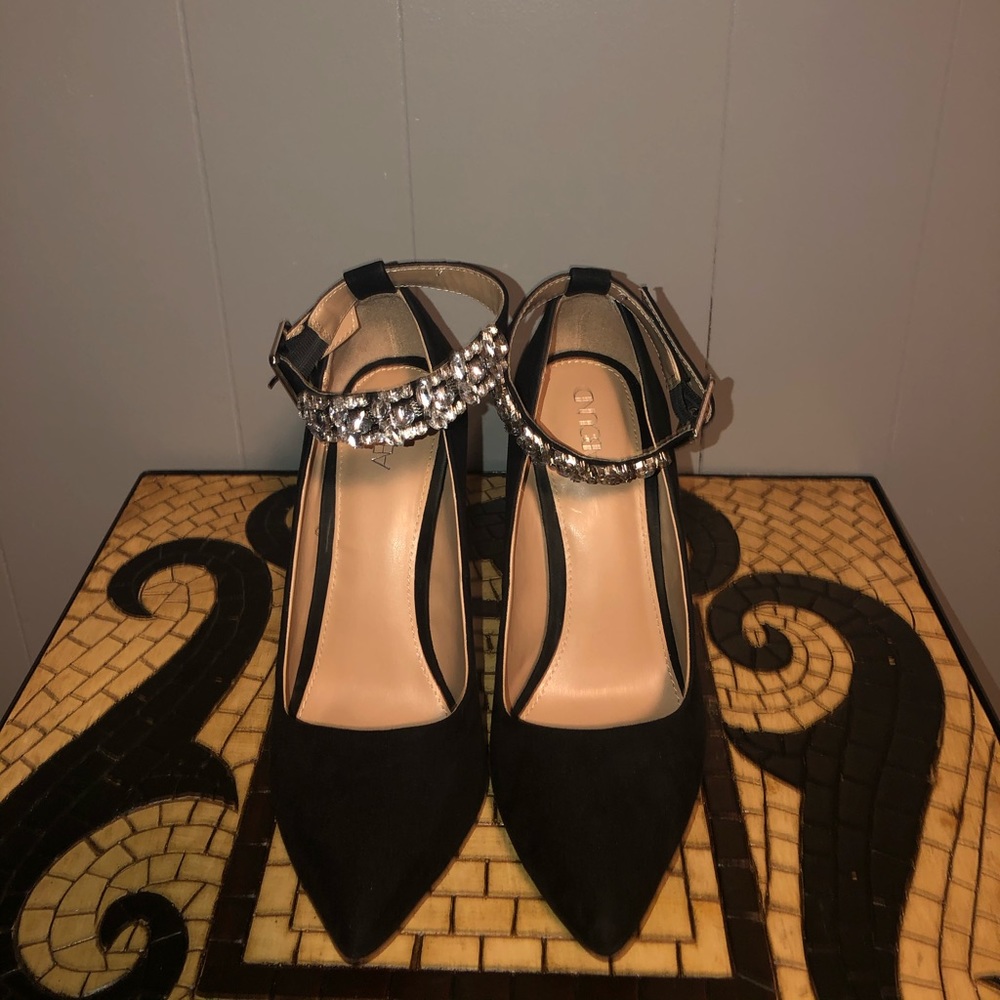 Jewel Ankle Point Toe Heel